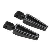Fangster, passenger foot pegs. Black smoky FOOTPEGS Fangster