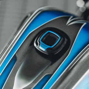 Fangster, screw-in gas cap. Black blue Gas Cap Fangster