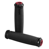 Fangster, handlebar grip set. Black red HANDLEBAR GRIPS REPL PARTS Fangster