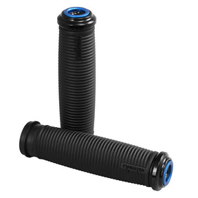 Fangster, handlebar grip set. Black blue HANDLEBAR GRIPS REPL PARTS Fangster