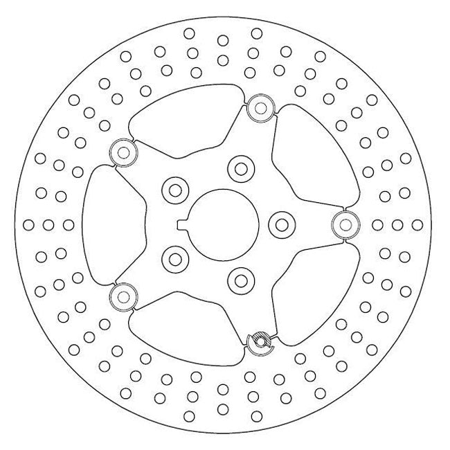 Ferodo, 11.5"/292mm floating brake rotor BRAKE ROTORS Ferodo