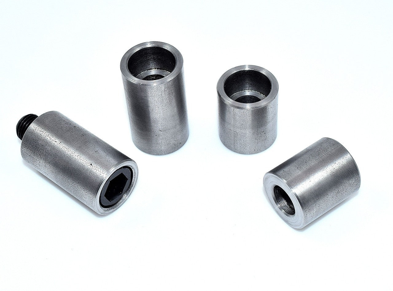 Bung King Counterbored Weld-On Bung for 7/16" Socket Head Cap Screws, Mild Steel Frame Fabrication Part Bung King