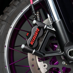 Accossato, 100mm PZ011 radial brake caliper. Right. Black BRAKE CALIPERS Accossato