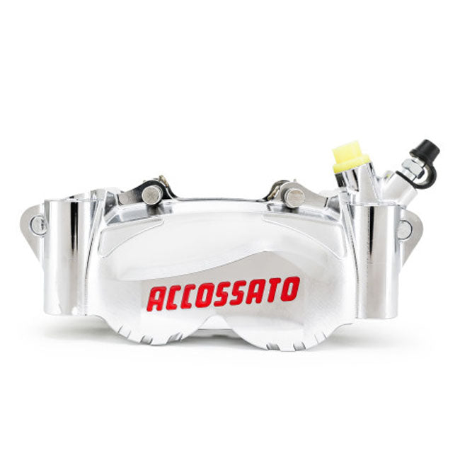 Accossato, 100mm PZ011 radial brake caliper. Right. Silver BRAKE CALIPERS Accossato