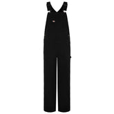 Dickies Loose canvas female bib black OVERALLS Dickies