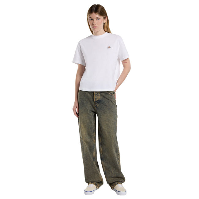 Dickies Oakport female boxy t-shirt white T-SHIRTS Dickies