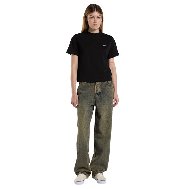 Dickies Oakport female boxy t-shirt black T-SHIRTS Dickies