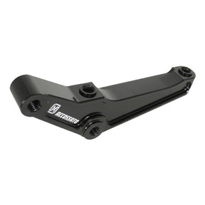Accossato, brake caliper bracket. Left front. Black BRAKE CALIPER BRACKETS Accossato