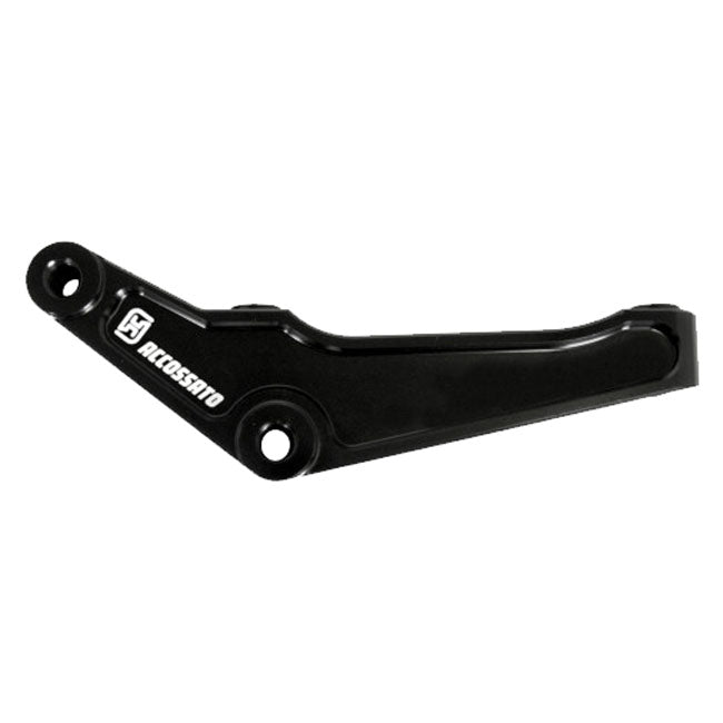 Accossato, brake caliper bracket. Left front. Black BRAKE CALIPER BRACKETS Accossato