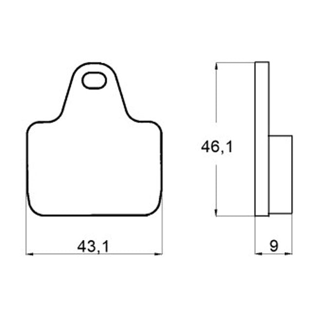 Accossato, Brake pad set. Standard BRAKE PADS Accossato