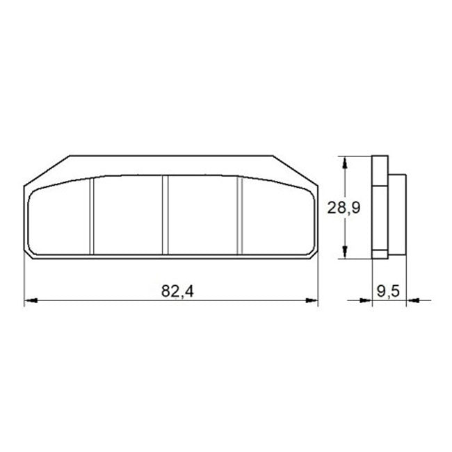 Accossato, Brake pad set. Racing BRAKE PADS Accossato