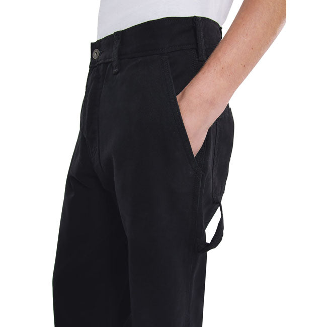 Dickies Canvas carpenter loose pant black PANTS Dickies
