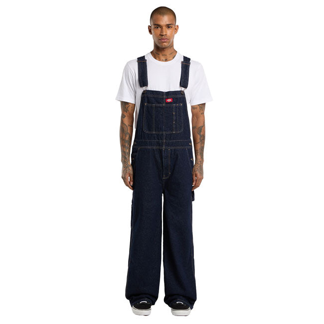 Dickies Loose denim bib rinsed OVERALLS Dickies
