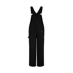 Dickies Loose canvas bib black OVERALLS Dickies