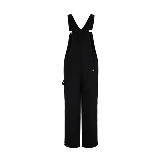 Dickies Loose canvas bib black OVERALLS Dickies