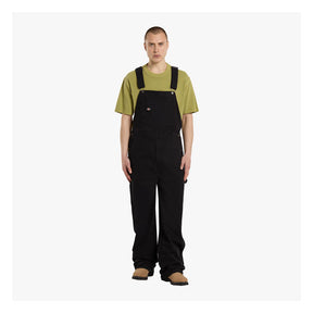 Dickies Loose canvas bib black OVERALLS Dickies