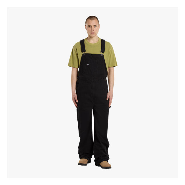 Dickies Loose canvas bib black OVERALLS Dickies