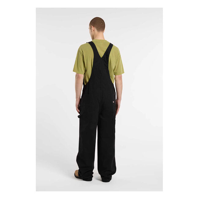 Dickies Loose canvas bib black OVERALLS Dickies