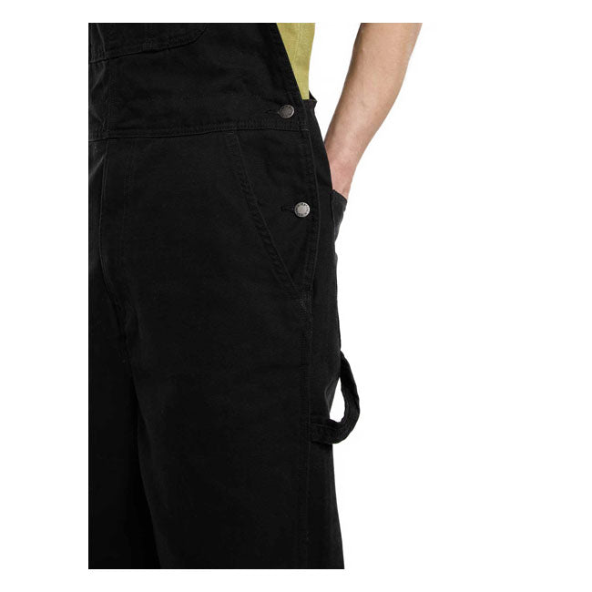 Dickies Loose canvas bib black OVERALLS Dickies