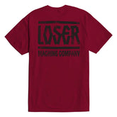 Loser Machine Inside out t-shirt burgundy T-SHIRTS Loser Machine Company