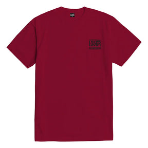 Loser Machine Inside out t-shirt burgundy T-SHIRTS Loser Machine Company