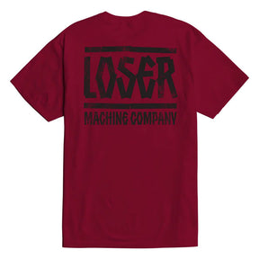 Loser Machine Inside out t-shirt burgundy T-SHIRTS Loser Machine Company
