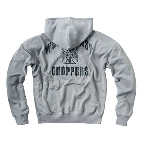 WCC Iron Oversized zip hoodie gray HOODIES West Coast Choppers