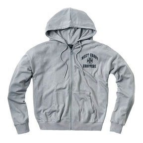 WCC Iron Oversized zip hoodie gray HOODIES West Coast Choppers