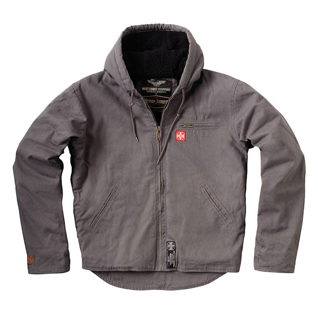 WCC Sherpa Lined work jacket charcoal JACKETS MALE West Coast Choppers