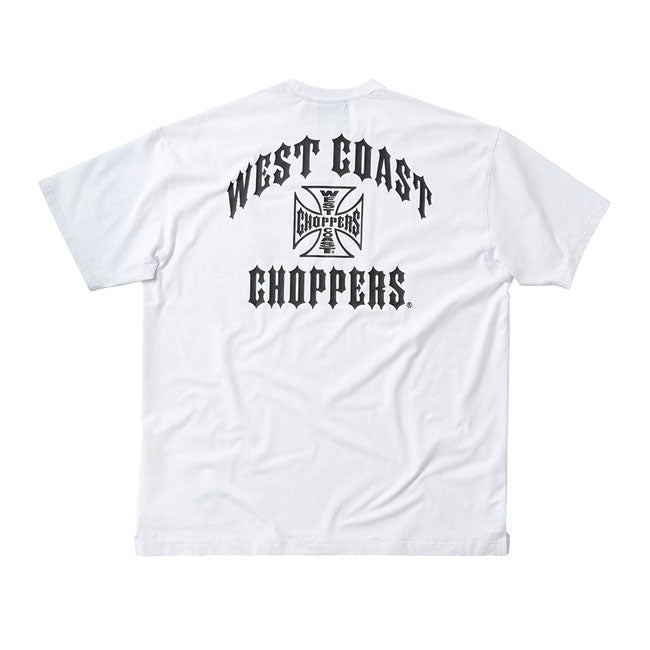WCC Iron Oversized t-shirt white T-SHIRTS West Coast Choppers