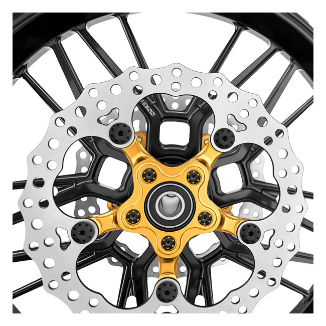 Arlen Ness Titanium Rotor Bolts Kits, Black - 5/16"-18 x 7/8" (Front) Brake Rotor Bolt Kits Arlen Ness