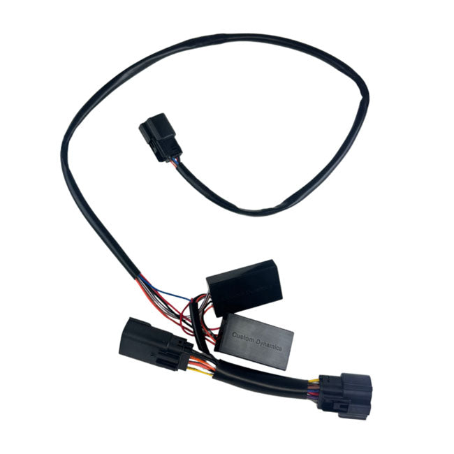 Custom Dynamics Add-On Tour Pak Wire Harness - 23+ Touring Hand Deflectors Custom Dynamics