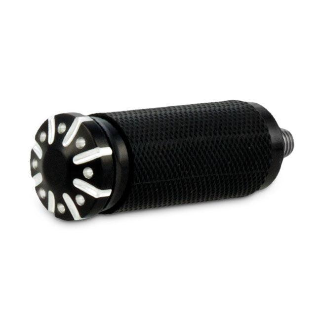 Burly, Hawk Universal toe peg billet. Black Machined MASTER CYLINDER COVERS Burly Brand