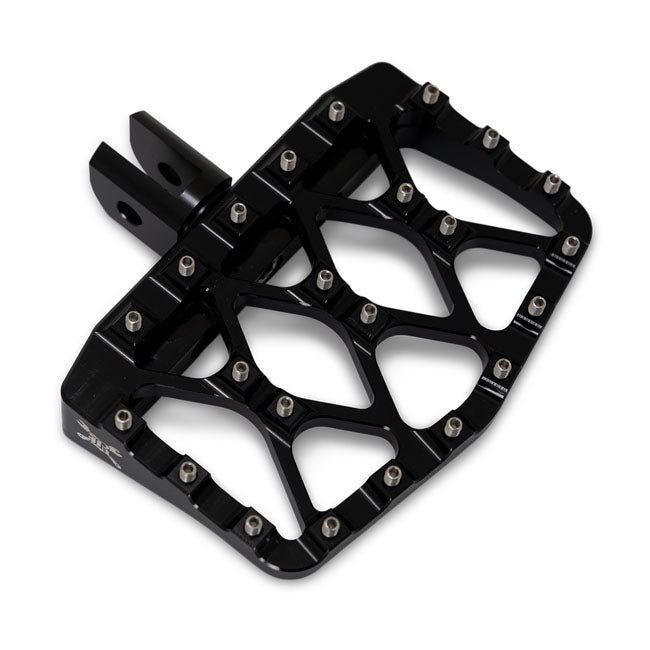 Burly, MX-Evolution mini rider floorboards. Black RIDER PEGS Burly Brand
