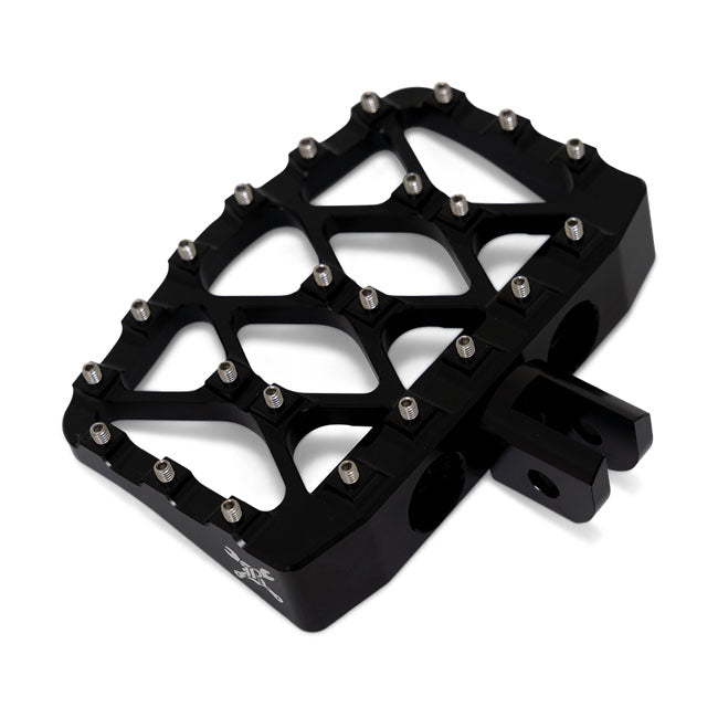 Burly, MX-Evolution mini rider floorboards. Black RIDER PEGS Burly Brand