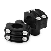 Burly, Reaper riser kit. 1.5" high. 8-bolt 2-piece. Black RISERS Burly