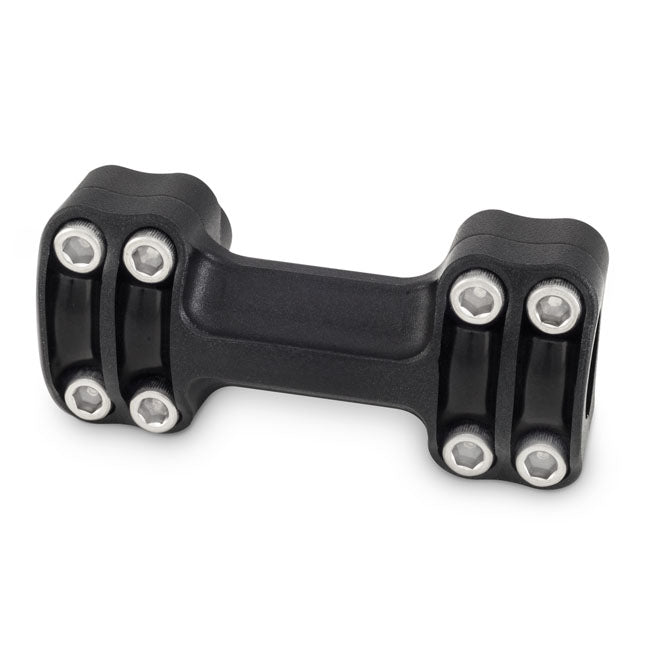 Burly, Reaper riser kit. 1.5" high. 8-bolt 1-piece. Black Risers Burly Brand