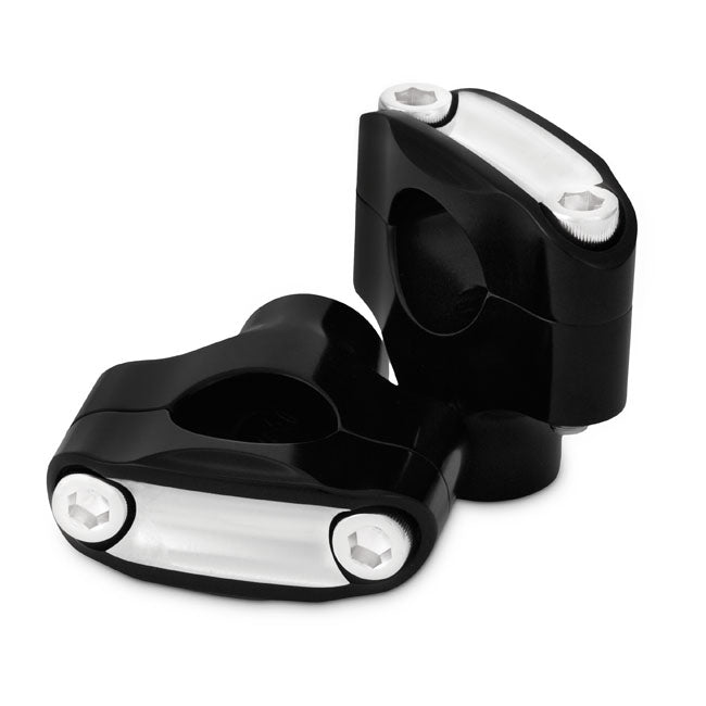 Burly, Reaper riser kit. 1.5" high. 4-bolt 2-piece. Black CM Risers Burly Brand