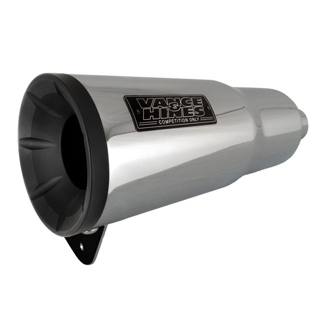 Vance & Hines Muffler Hi Output Chrome Scout Exhaust Slip-Ons And Mufflers Vance & Hines