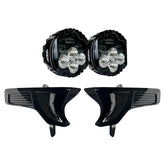 Custom Dynamics, Shark Demon LED headlamp kit. White/white LAMP UNITS Custom Dynamics