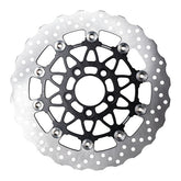 Accossato, floating brake disc rear. Wave. Black BRAKE ROTORS Accossato