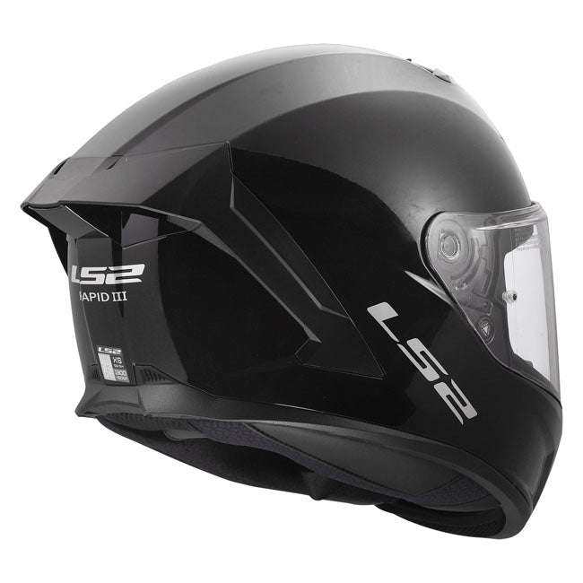 LS2 Rapid III Solid helmet gloss black HELMETS Ls2