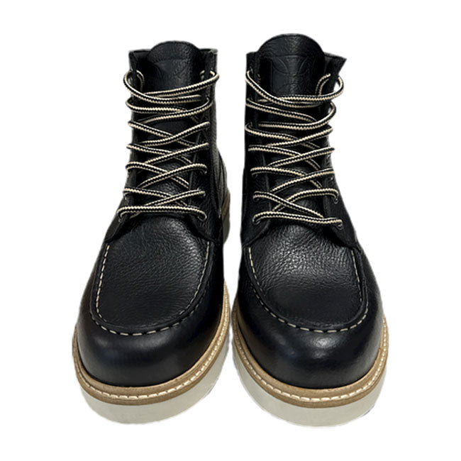 WCC Rigid boots tumbled black BOOTS West Coast Choppers