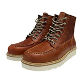 WCC Rigid boots tumbled brown BOOTS West Coast Choppers