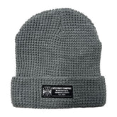 WCC Waffle Cuff beanie gray BEANIES West Coast Choppers