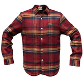Holy Freedom Redford lined shirt red SHIRTS Holy Freedom