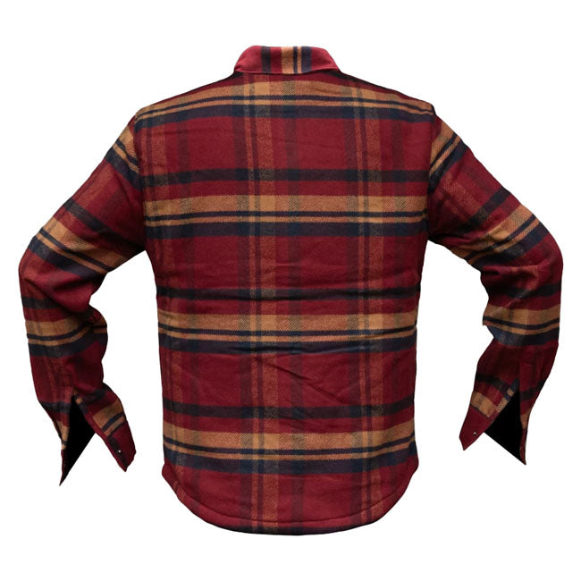 Holy Freedom Redford lined shirt red SHIRTS Holy Freedom