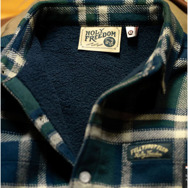 Holy Freedom Macleod lined shirt green SHIRTS Holy Freedom