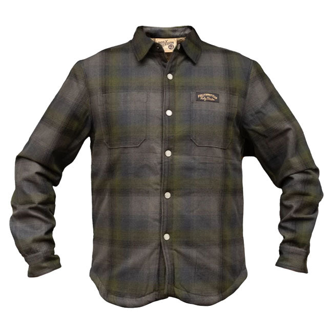 Holy Freedom Bear lined shirt gray SHIRTS Holy Freedom