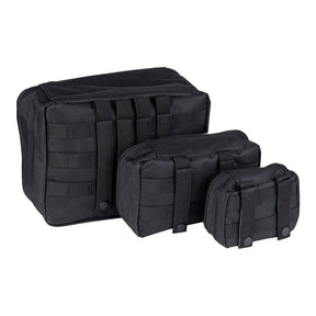 Army Surplus Organizer transparent set 3pcs black CAMPING AND OUTDOOR Army Surplus